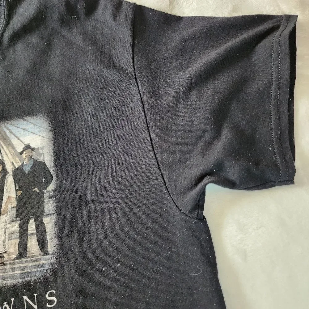 Gildan Castings Crowns Only Jesus Tour Black Tshirt With 2 Sided Graphics Large